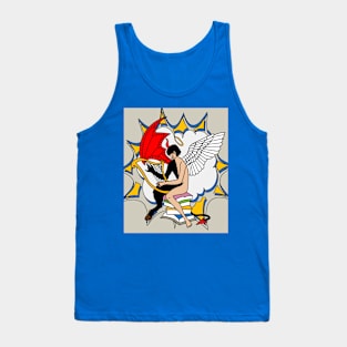 Fight Angel Devil Good Against Evil Tank Top